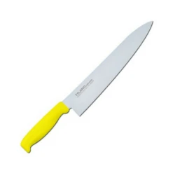 TOJIRO Color MV Gyuto Knife With Elastomer Handle -Kai Store tojiro color mv gyuto knife with elastomer handle 6 colours gyuto 270mm yellow gyuto knives 608383434779