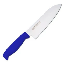 TOJIRO Color MV Santoku With Elastomer Handle -Kai Store tojiro color mv santoku with elastomer handle 6 colours blue santoku knives 26835682319