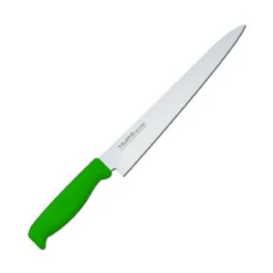 TOJIRO Color MV Sujihiki Knife With Elastomer Handle -Kai Store tojiro color mv sujihiki knife with elastomer handle 6 colours sujihiki 240mm green sujihiki knives 584101953563