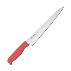 TOJIRO Color MV Sujihiki Knife With Elastomer Handle -Kai Store tojiro color mv sujihiki knife with elastomer handle 6 colours sujihiki 240mm red sujihiki knives 584070889499