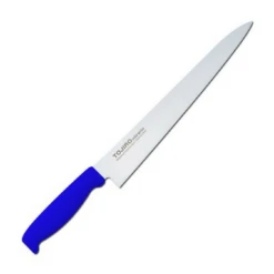 TOJIRO Color MV Sujihiki Knife With Elastomer Handle -Kai Store tojiro color mv sujihiki knife with elastomer handle 6 colours sujihiki 270mm blue sujihiki knives 584179417115