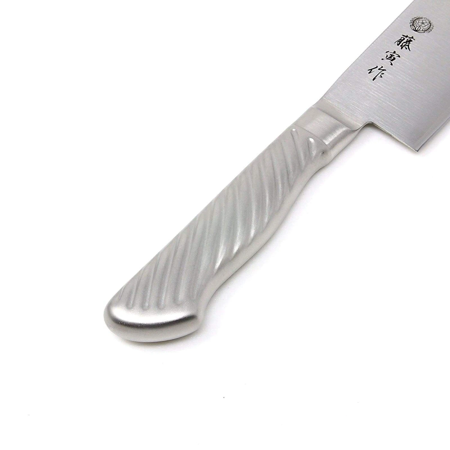 TOJIRO Fujitora DP 3-Layer Nakiri Knife With Stainless Steel Handle 165mm FU-894 6 TOJIRO Fujitora DP 3-Layer Nakiri Knife With Stainless Steel Handle 165mm FU-894 - Image 4