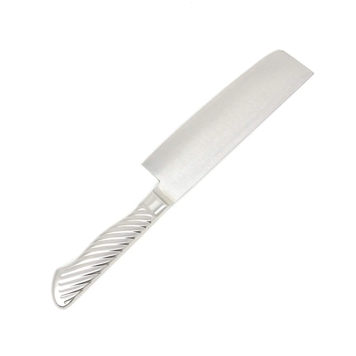 TOJIRO Fujitora DP 3-Layer Nakiri Knife With Stainless Steel Handle 165mm FU-894 4 TOJIRO Fujitora DP 3-Layer Nakiri Knife With Stainless Steel Handle 165mm FU-894 - Image 2