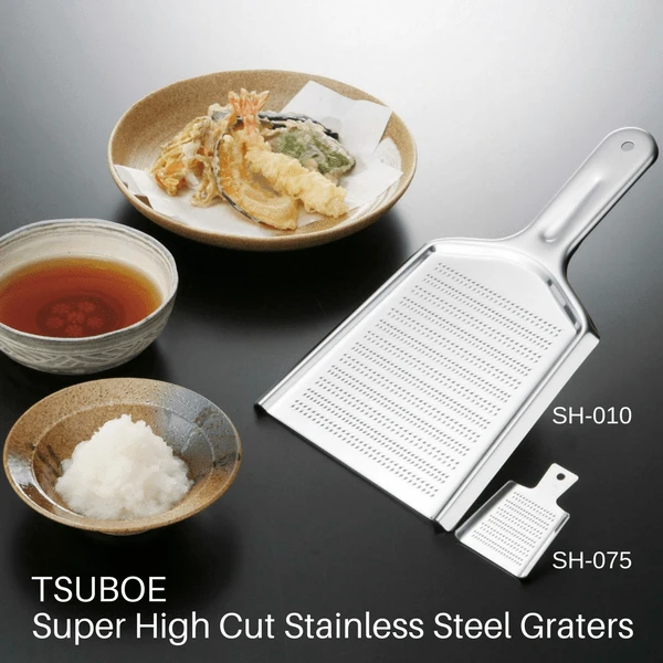 Tsuboe Super High Cut Stainless Steel Dual Coarse/Fine Grater 6 Tsuboe Super High Cut Stainless Steel Dual Coarse/Fine Grater - Image 4